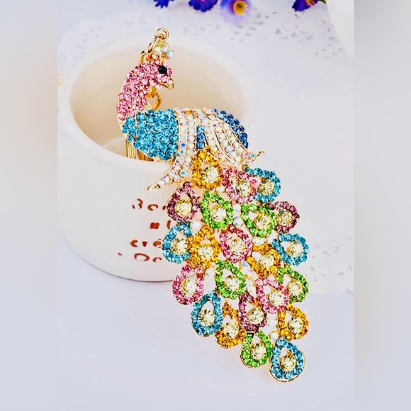 Handbags - Colorful Crystal Purse Charm